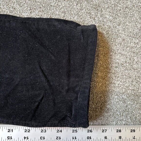 Reformation Jeans Peyton High Rise Bootcut Corduroy Pants in Black Size 25 - Picture 6 of 6